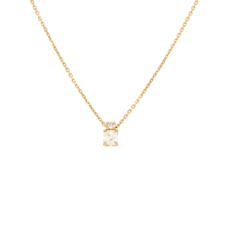Collier diamants 0.59 carat or jaune 3.03g Comme neuf -  reconditionné disponible sur Gemme Les Bijoux